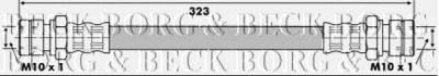 BORG & BECK bbh6413 -  Тормозной шланг